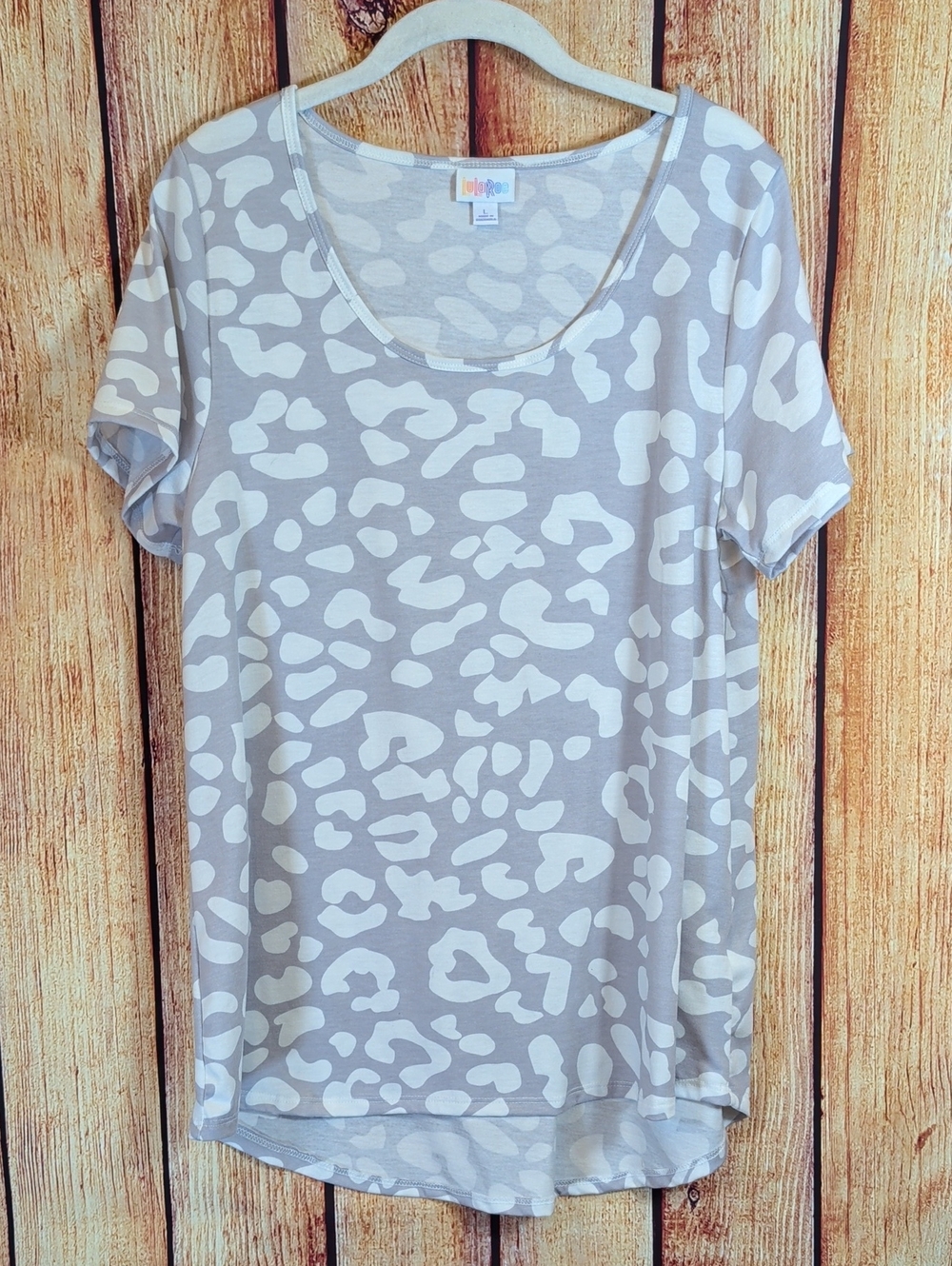 Large LuLaRoe Animal Print Shirt Tunic L Ladies